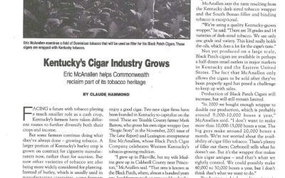 2002 Lane Report BPC Kentuckys Cigar Industry Grows
