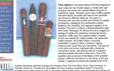 2014 Smoke Magazine Picking that Perfect Smoke BPC Kenbano Gran Toro Rating 91